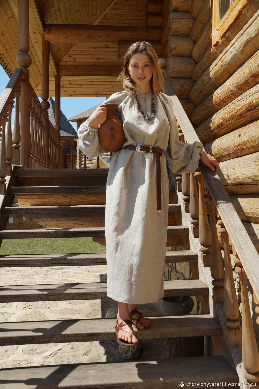 Girls in Slavic costumes in Port-of-Spain
